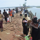Hundreds of Rohingya people crossing Bangladesh’s border as they flee from Buchidong at Myanmar after crossing the Nuf River Shah Porir Dwip Island near Teknaf in Cox’s Bazar, Bangladesh, on September 07, 2017.